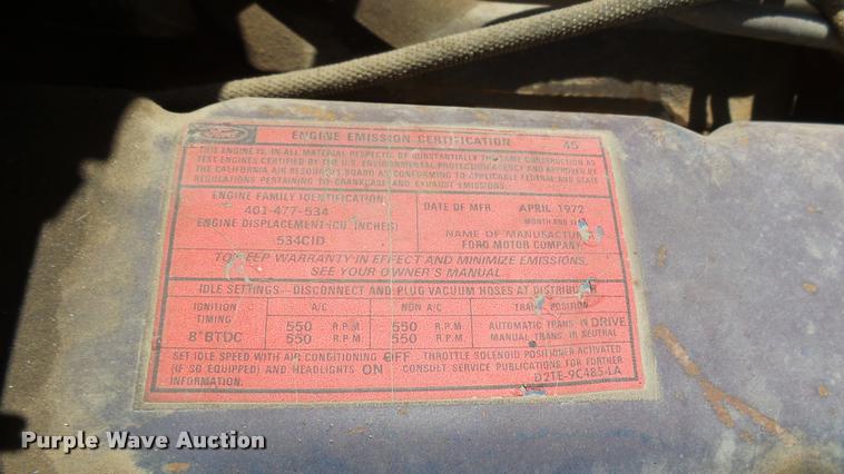 image for item DA7964 1972 Ford Bean fire truck