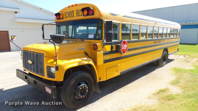 image for item DA7968 1997 Chevrolet Blue Bird school bus