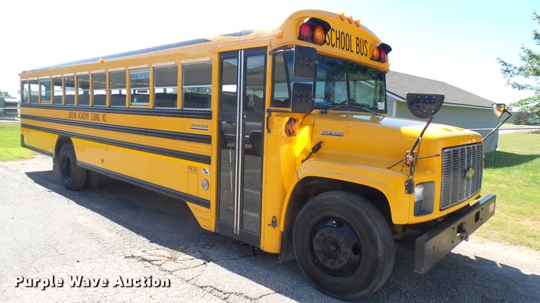 image for item DA7968 1997 Chevrolet Blue Bird school bus