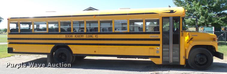 image for item DA7968 1997 Chevrolet Blue Bird school bus