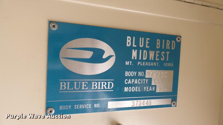 image for item DA7968 1997 Chevrolet Blue Bird school bus