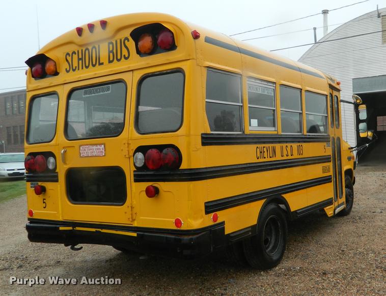 image for item DB1006 1995 Chevrolet G30 school bus
