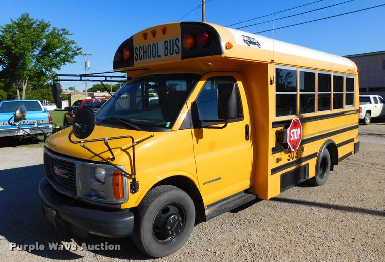 image for item DB1007 2002 GMC Savana G3500 Cargo school bus