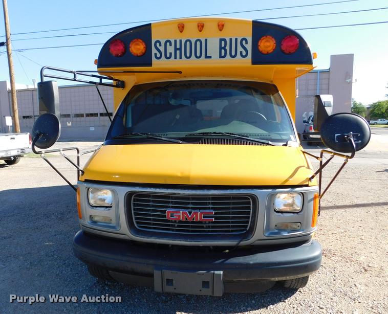 image for item DB1007 2002 GMC Savana G3500 Cargo school bus