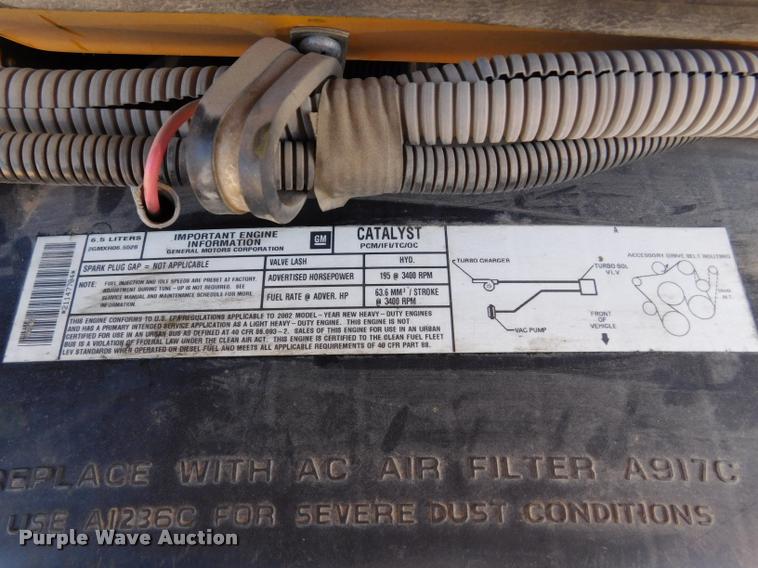 image for item DB1007 2002 GMC Savana G3500 Cargo school bus