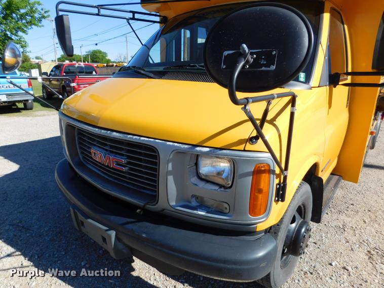 image for item DB1007 2002 GMC Savana G3500 Cargo school bus