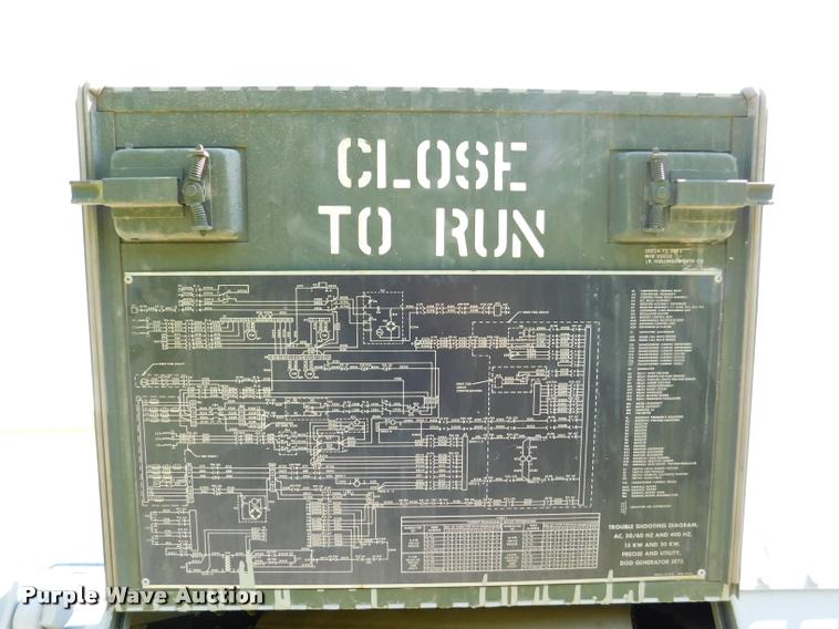 image for item DB9486 1986 John R. Hollingsworth Co. MEP-004A generator