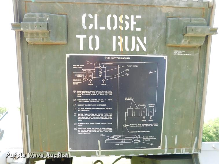 image for item DB9486 1986 John R. Hollingsworth Co. MEP-004A generator