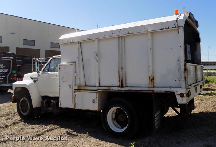 image for item DC4996 1992 Ford F700 dump truck