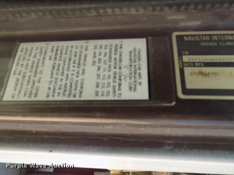 image for item DC4998 1991 International 4900 dump truck