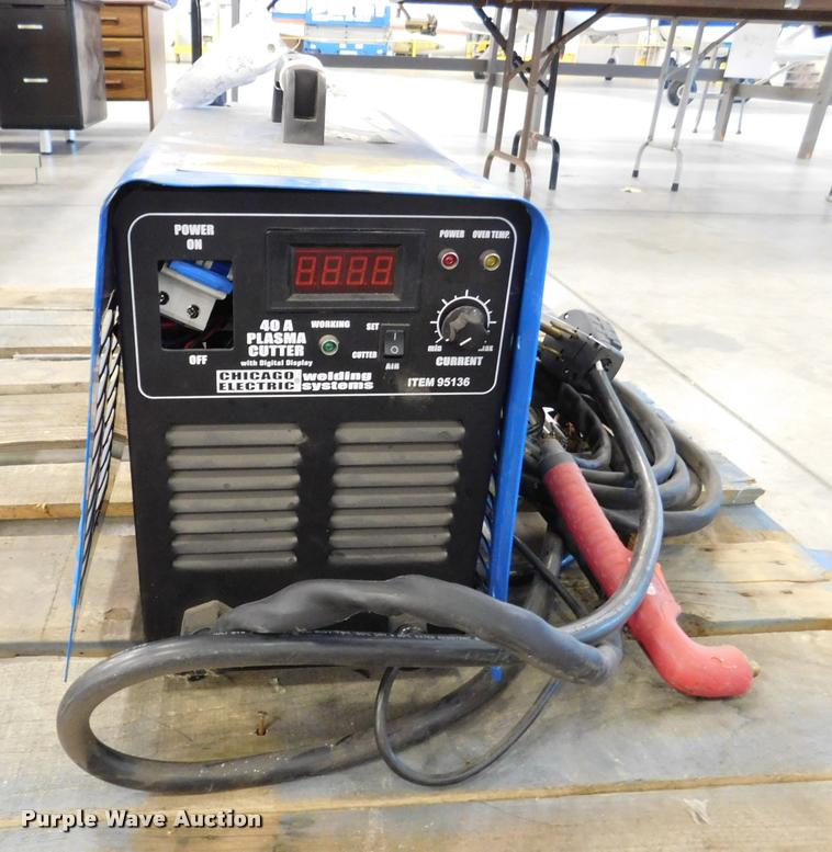 image for item DE9803 Chicago electric plasma cutter