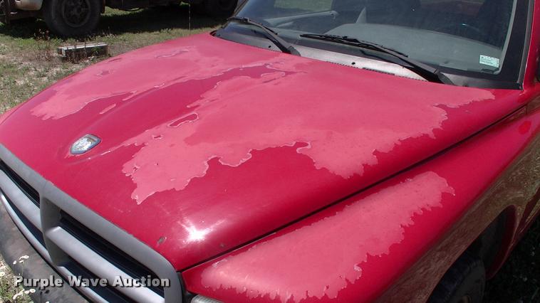 image for item DK9675 1998 Dodge Dakota flatbed pickup truck