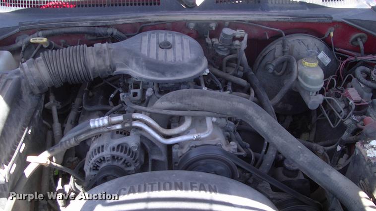 image for item DK9675 1998 Dodge Dakota flatbed pickup truck