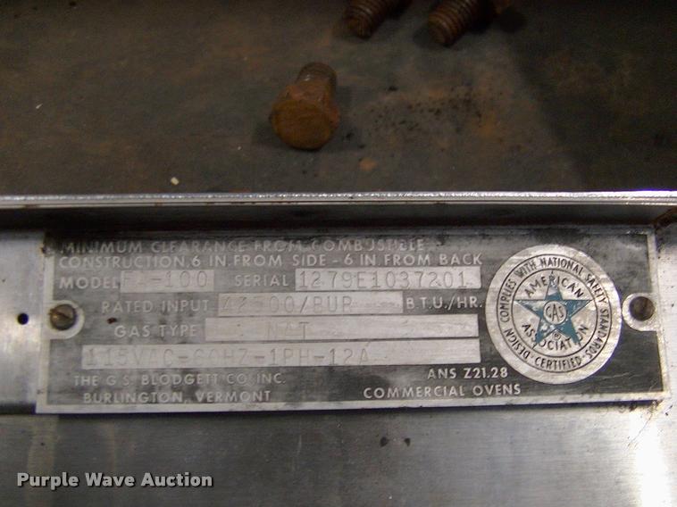 image for item DK9689 NSF convection oven