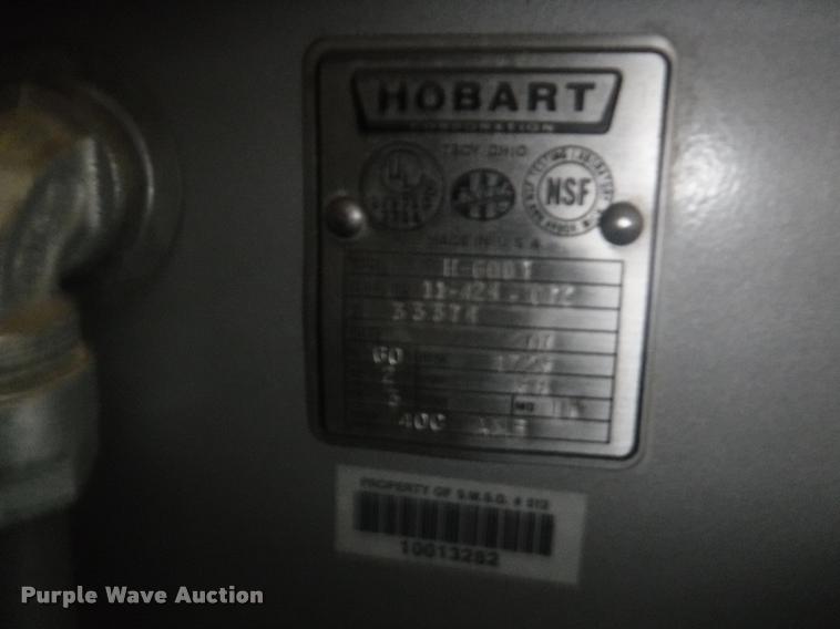 image for item DL9587 Hobart H6001 mixer