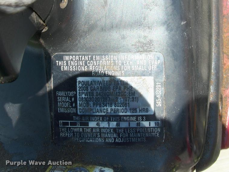 image for item DP9262 (4) chainsaws