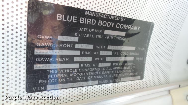 image for item DQ9184 2004 Blue Bird All American school bus