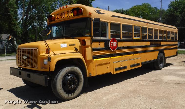 image for item K5970 1998 Chevrolet Blue Bird school bus