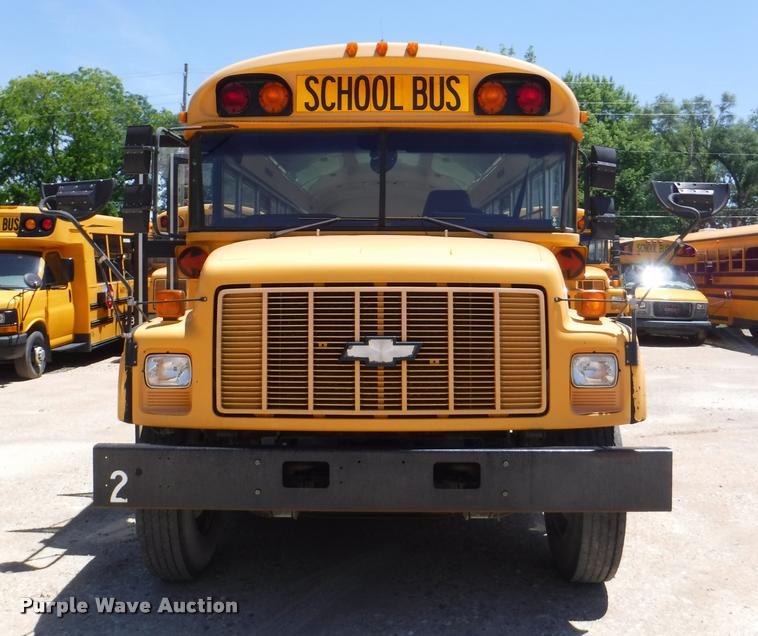 image for item K5970 1998 Chevrolet Blue Bird school bus