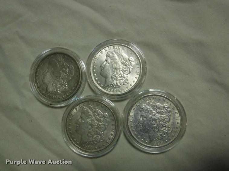 image for item CA9572 (4) Morgan dollars