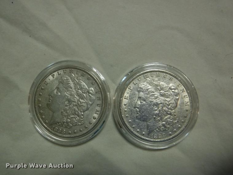 image for item CA9572 (4) Morgan dollars