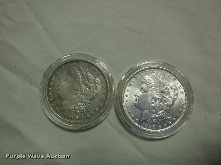 image for item CA9572 (4) Morgan dollars