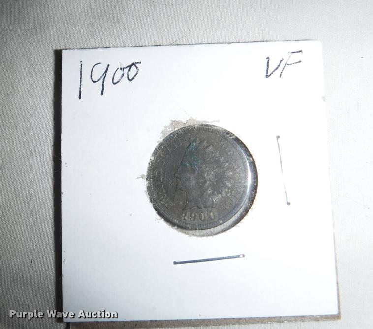 image for item CA9574 (9) Indian Head pennies