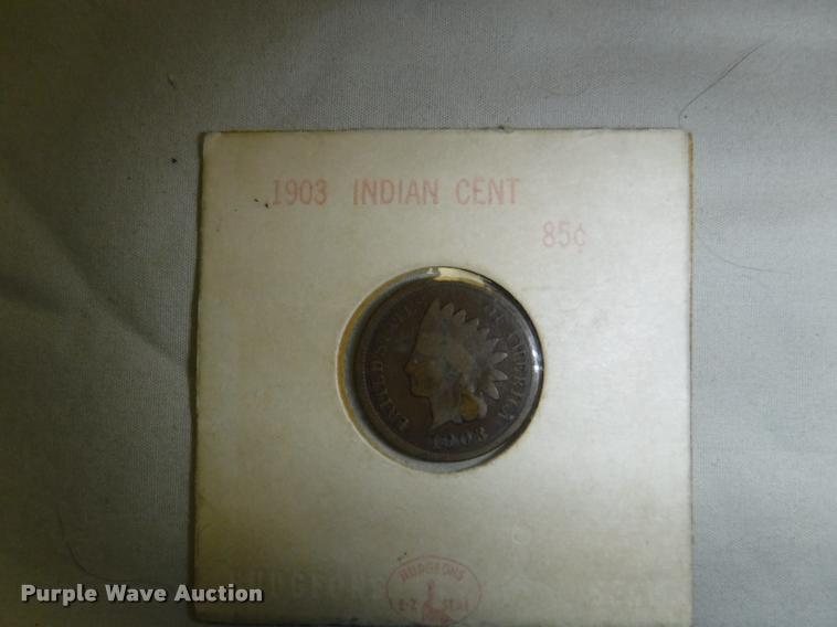 image for item CA9574 (9) Indian Head pennies