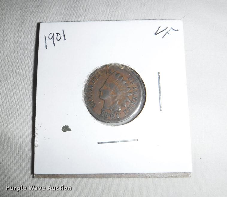 image for item CA9574 (9) Indian Head pennies