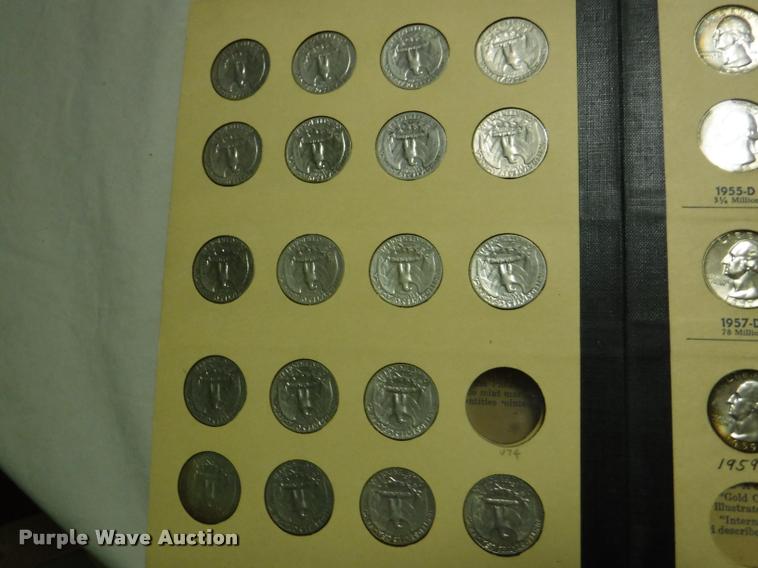 image for item CA9637 (56) Washington quarters