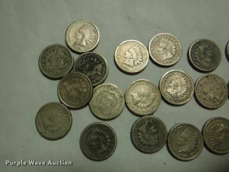 image for item CA9645 (65) Indian Head cents