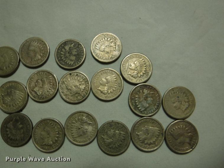 image for item CA9645 (65) Indian Head cents