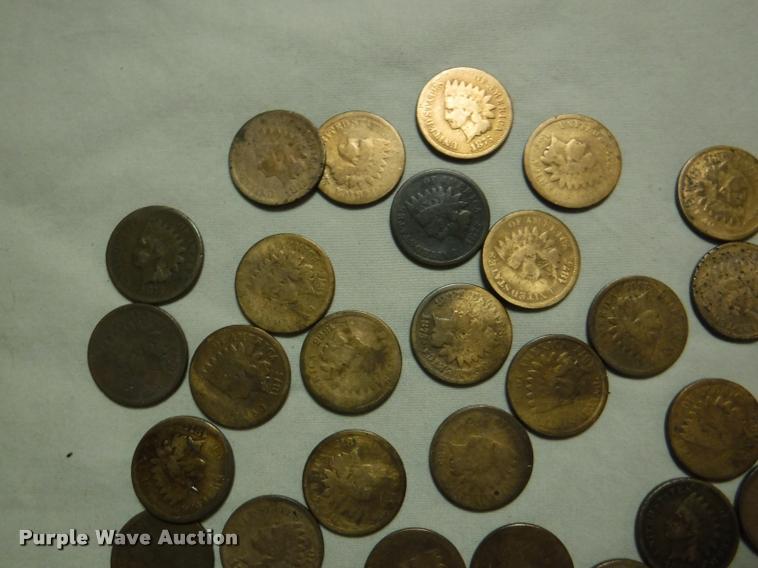 image for item CA9645 (65) Indian Head cents