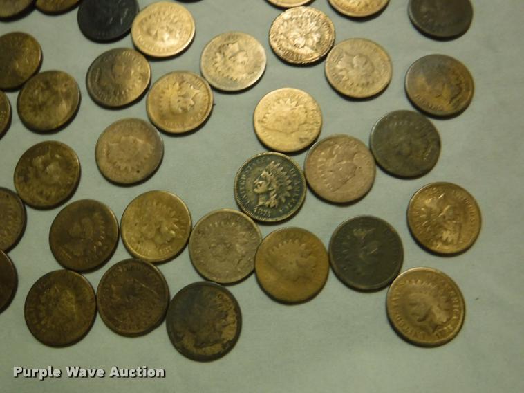 image for item CA9645 (65) Indian Head cents