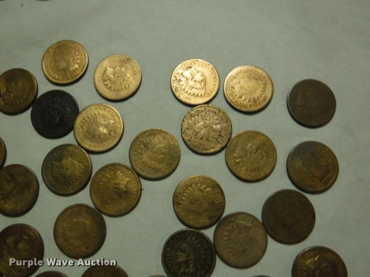 image for item CA9645 (65) Indian Head cents