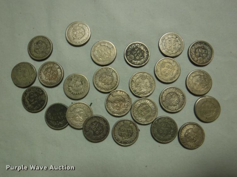 image for item CA9645 (65) Indian Head cents