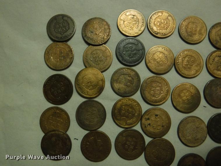 image for item CA9645 (65) Indian Head cents