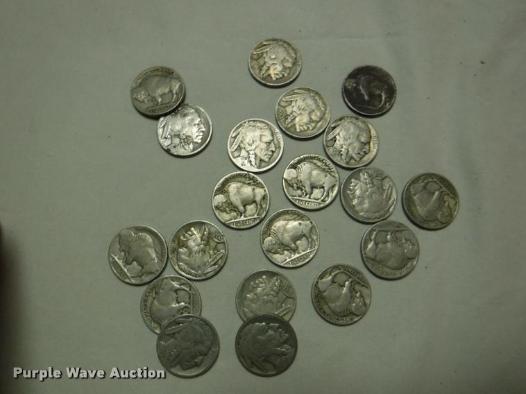 image for item CA9647 Buffalo nickels