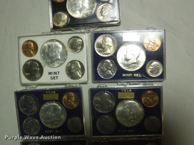 image for item CA9651 (10) 1960s coin sets