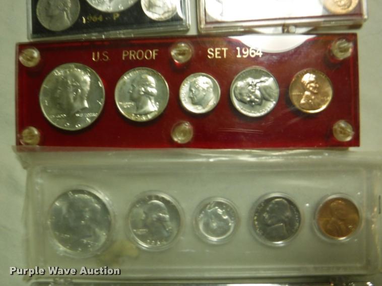 image for item CA9651 (10) 1960s coin sets