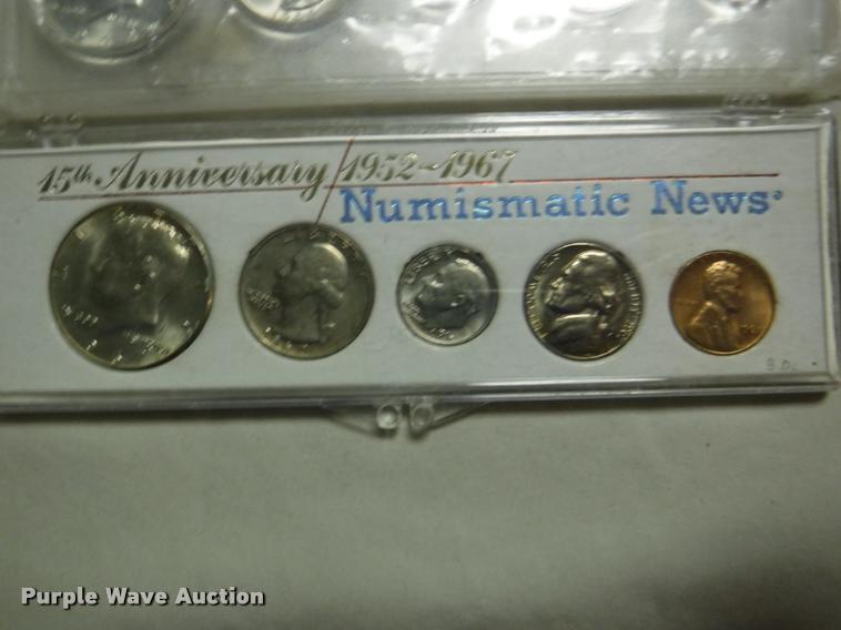image for item CA9651 (10) 1960s coin sets