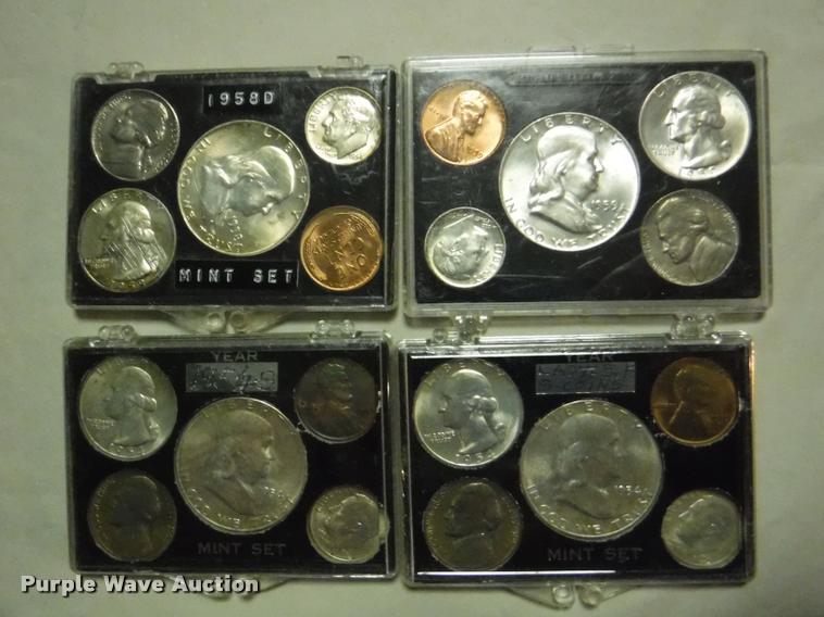 image for item CA9652 (5) 1950s coin sets