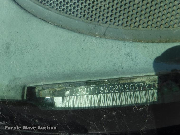 image for item DB3984 2002 Chevrolet Blazer LS SUV