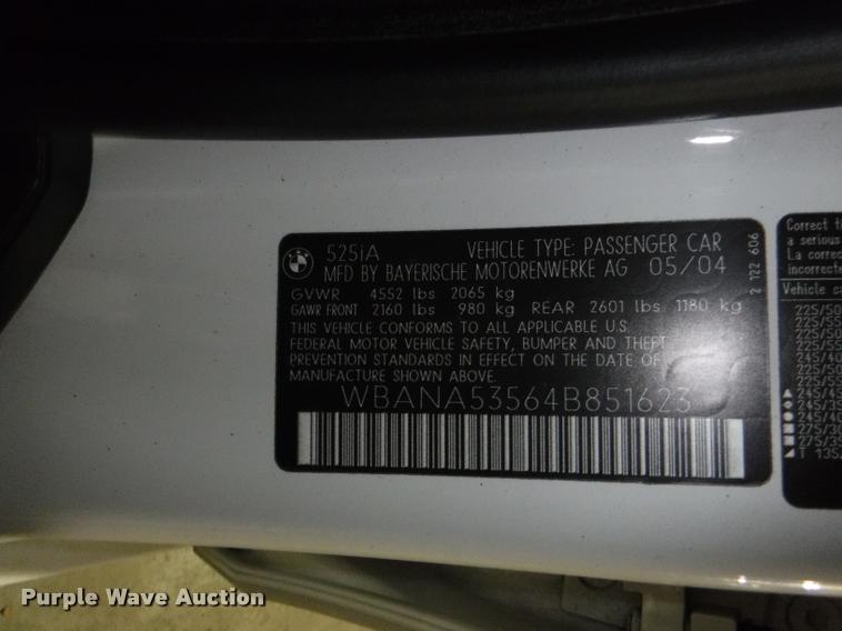 image for item DB3990 2004 BMW 525i