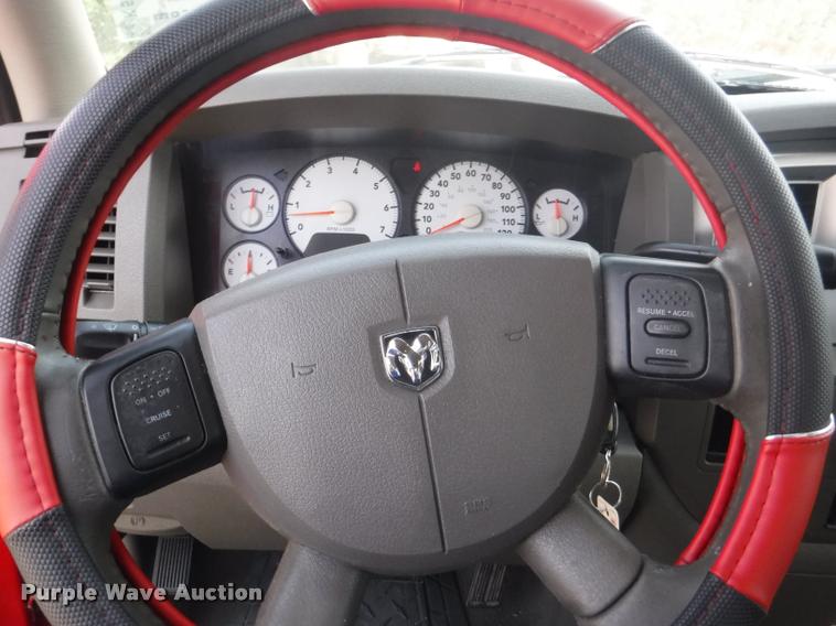 image for item K5962 2007 Dodge Ram 1500 Quad Cab pickup truck