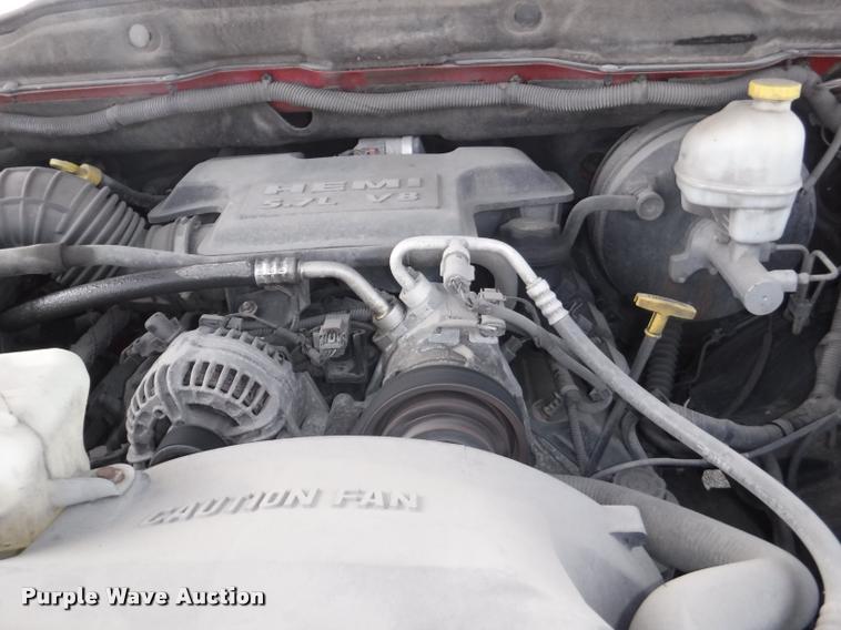 image for item K5962 2007 Dodge Ram 1500 Quad Cab pickup truck