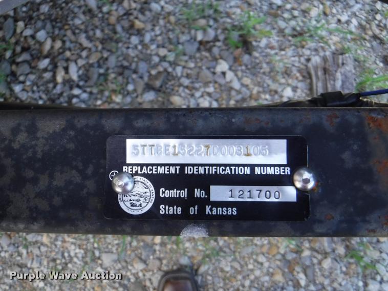 image for item K5975 2007 LaCargo enclosed cargo trailer