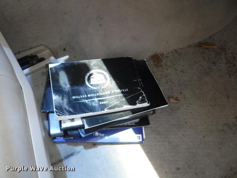 image for item K5982 2006 Cadillac STS