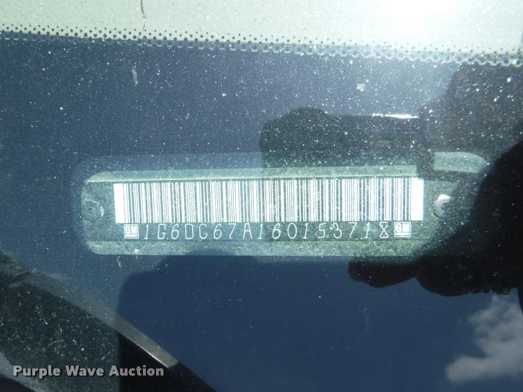 image for item K5982 2006 Cadillac STS