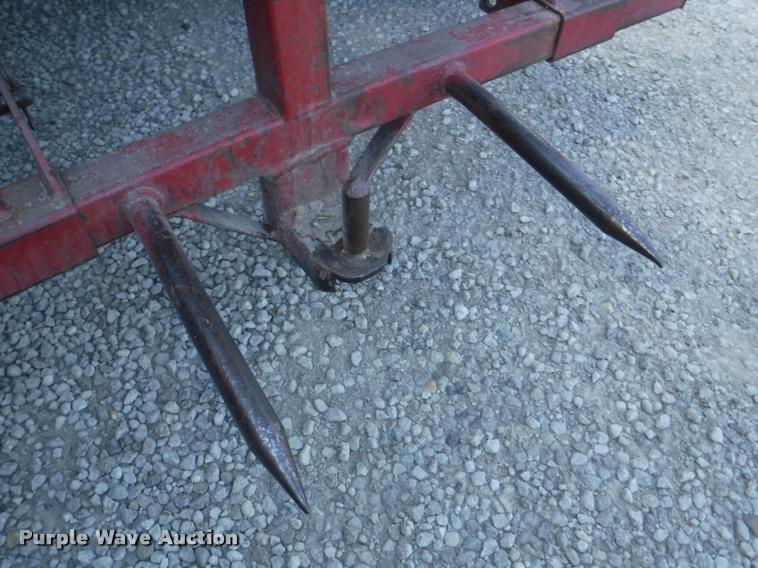 image for item CA9745 Shop built hay bale trailer